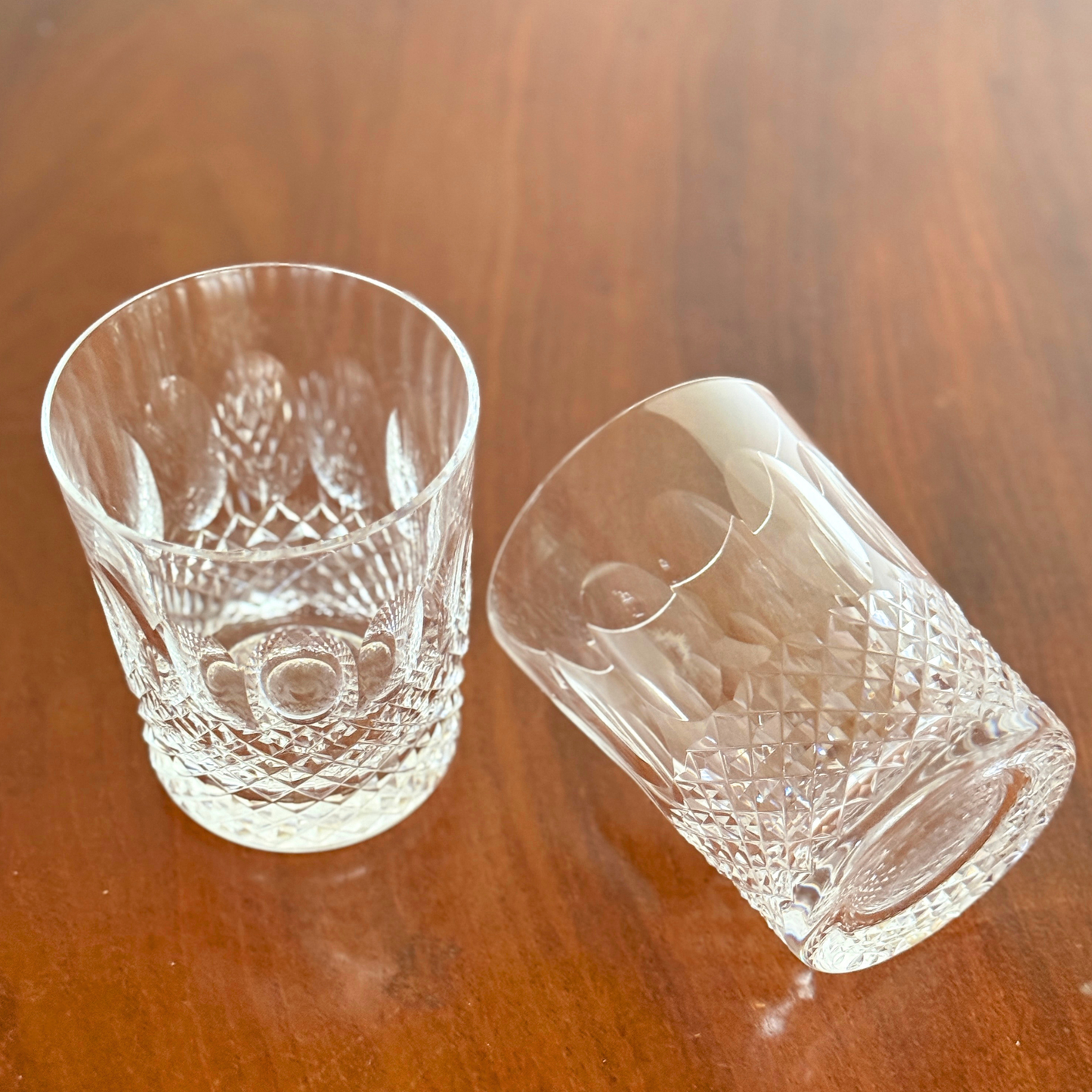 Vintage Crystal Whiskey Tumblers
