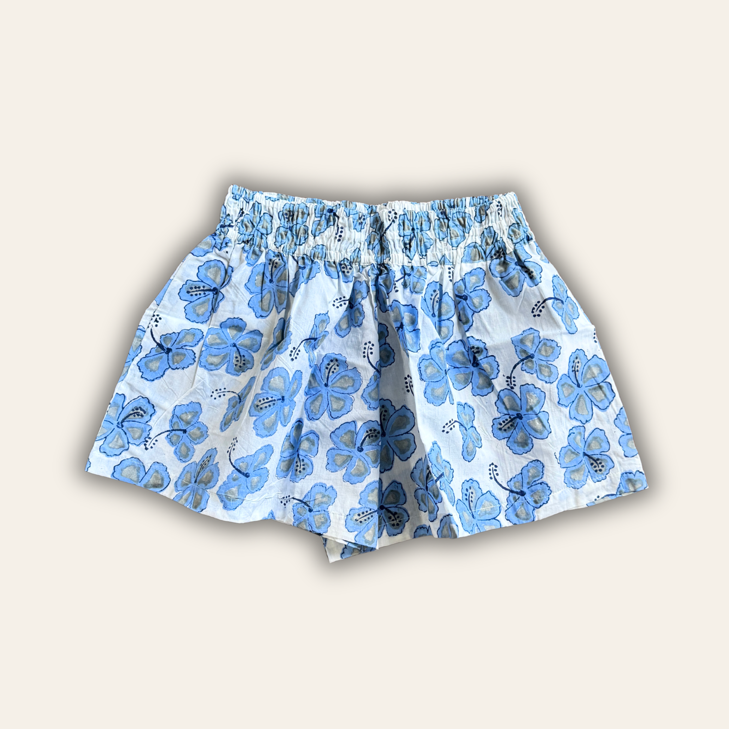 Blue Hibiscus Shorts