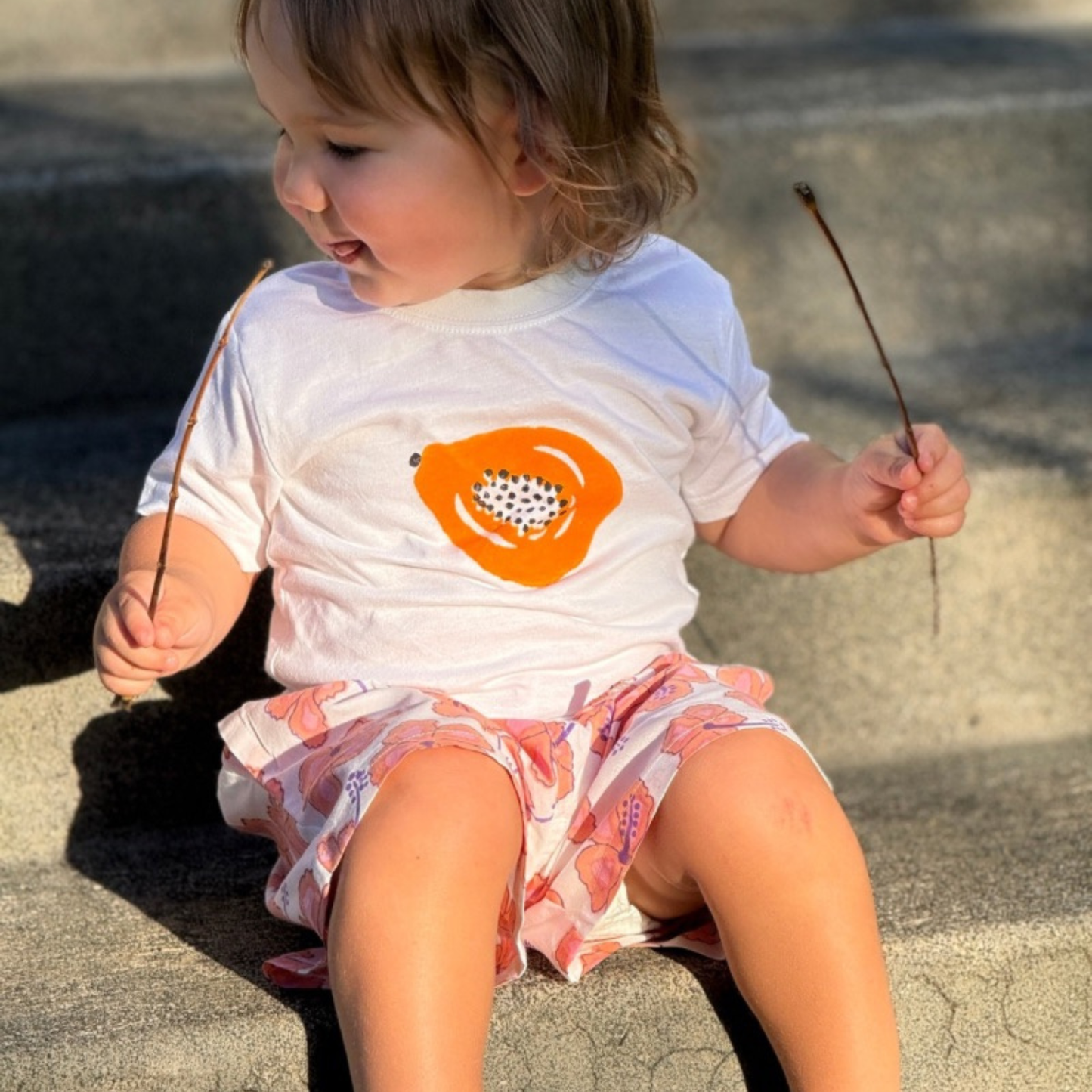 Baby Tee Papaya 4T