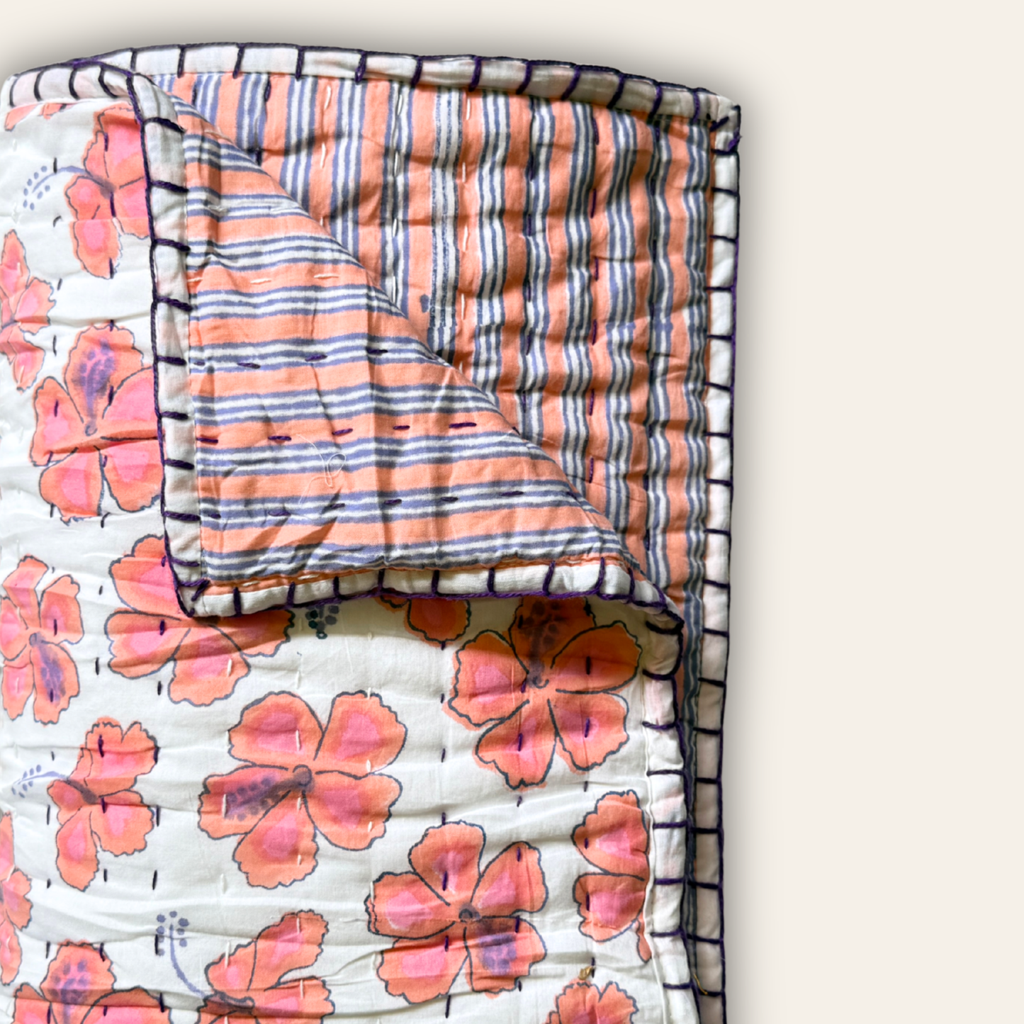 Pink Hibiscus Lap Blanket
