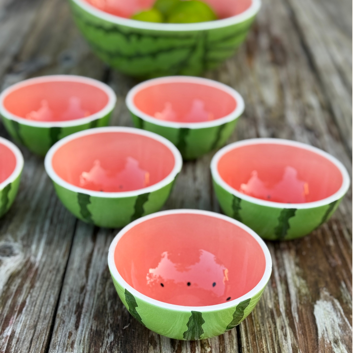 Vintage Watermelon Serving Set