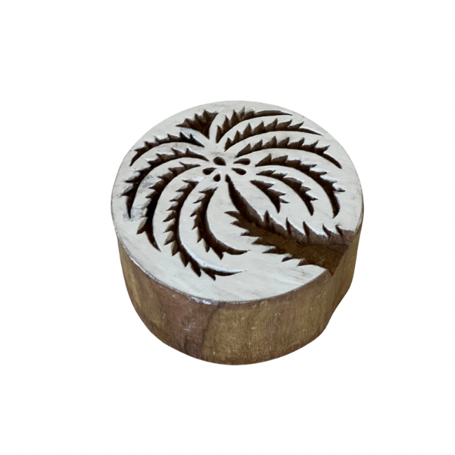 coconut palm wood block