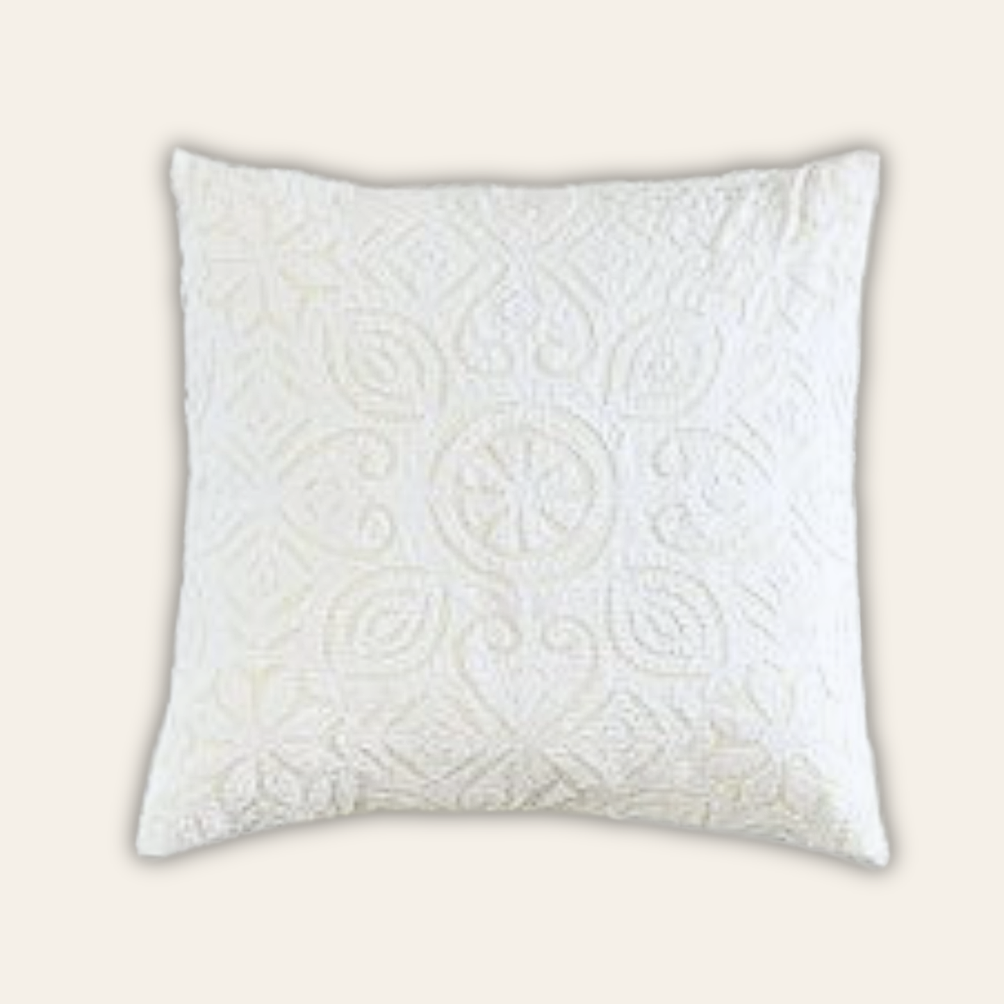 appliqué euro sham Kahua 24"