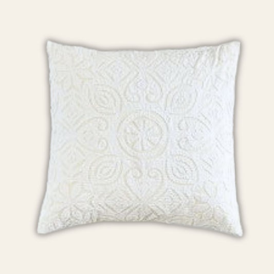 appliqué euro sham Kahua 24"