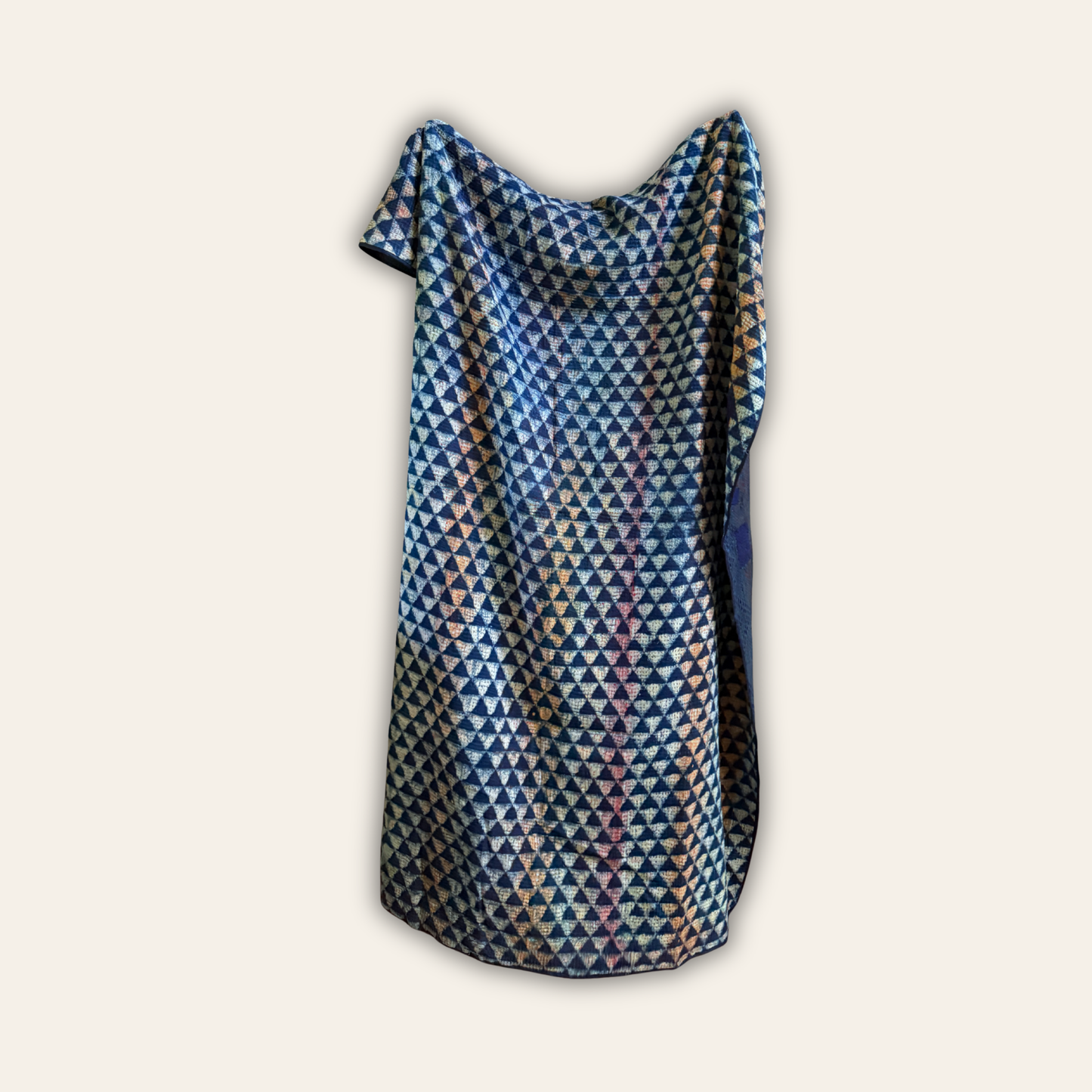 Indigo Vintage Kantha Throw B04