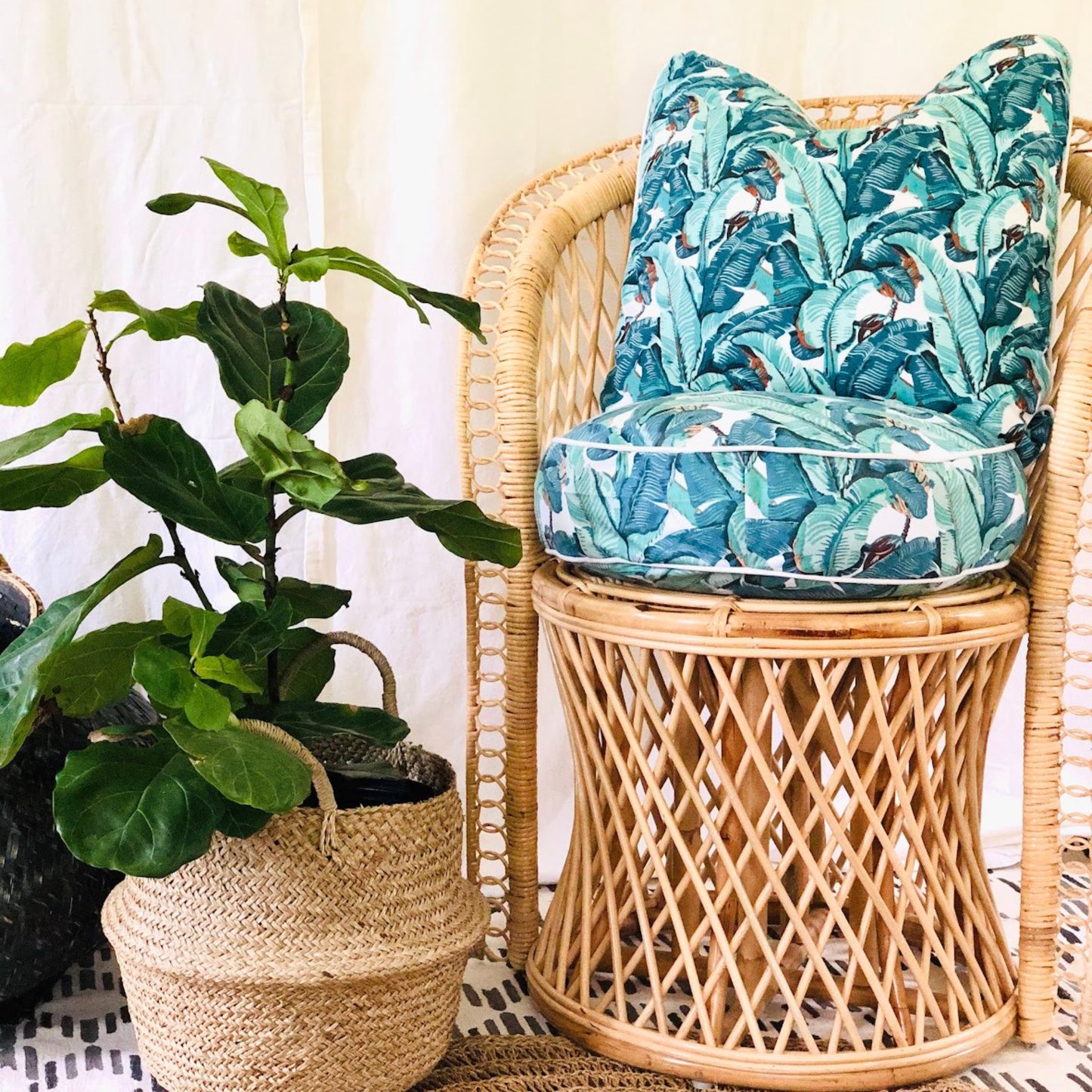 Banana Leaf Euro Sham