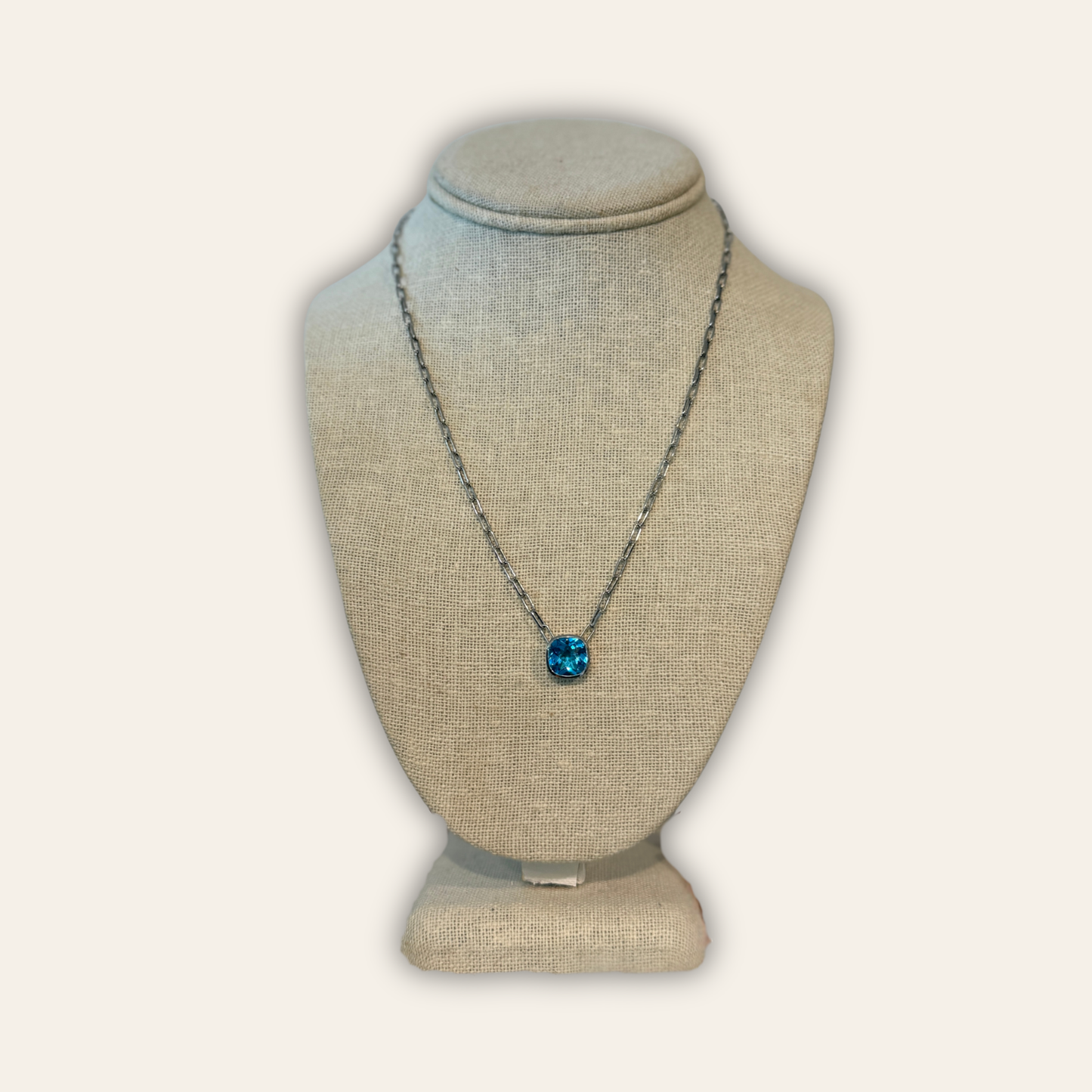 Blue Topaz Necklace