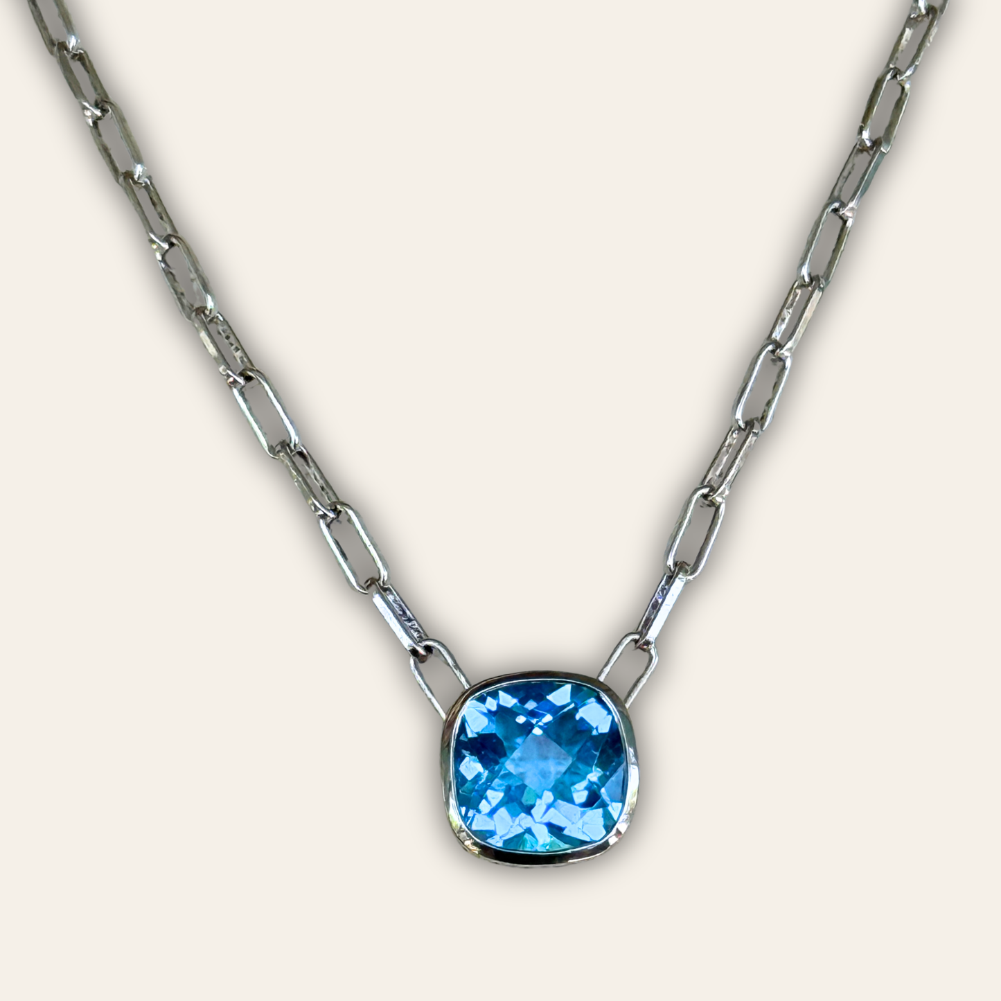 Blue Topaz Necklace