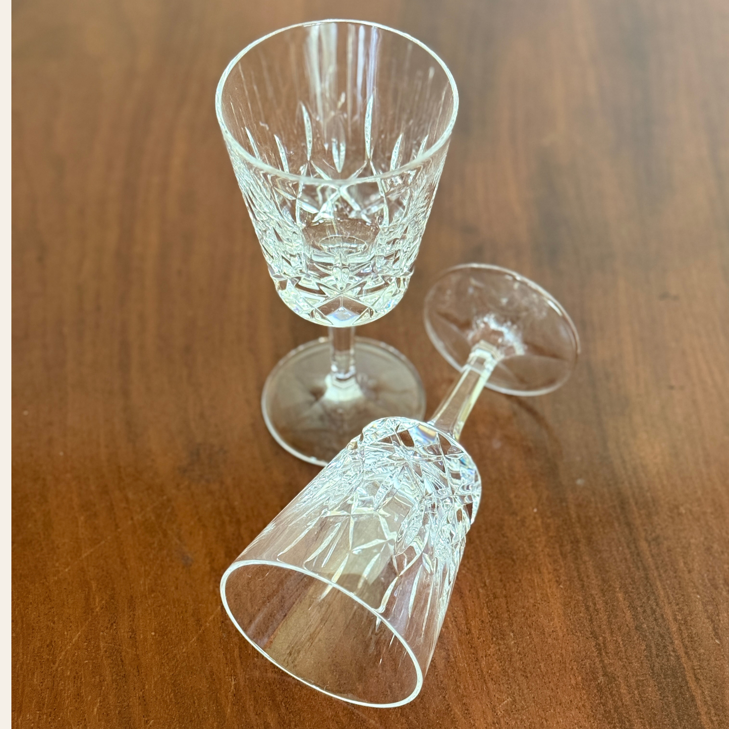 Vintage Crystal Glass Set