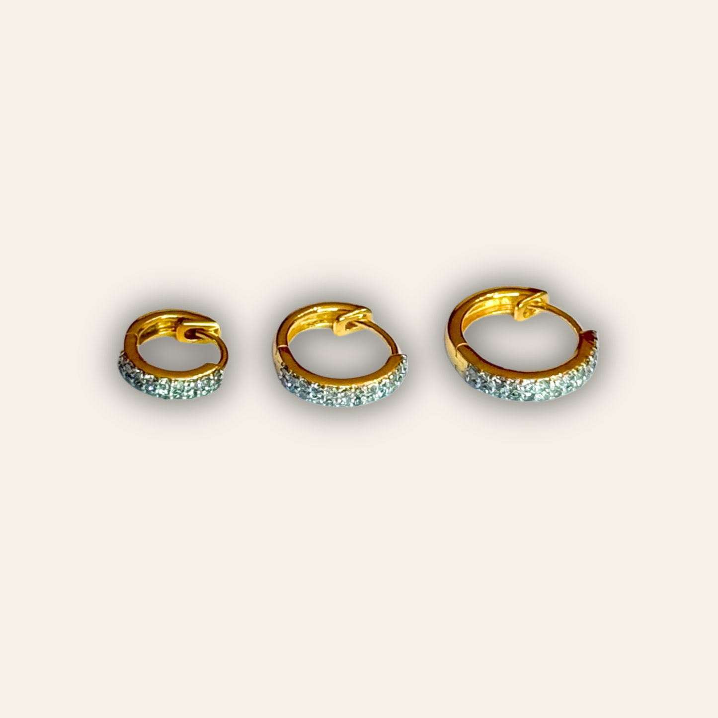 Diamond Huggies 14MM