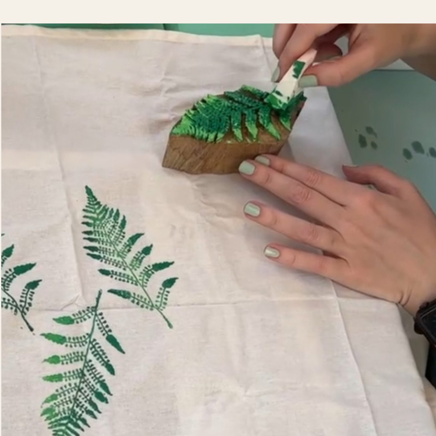 Fern Wood Block