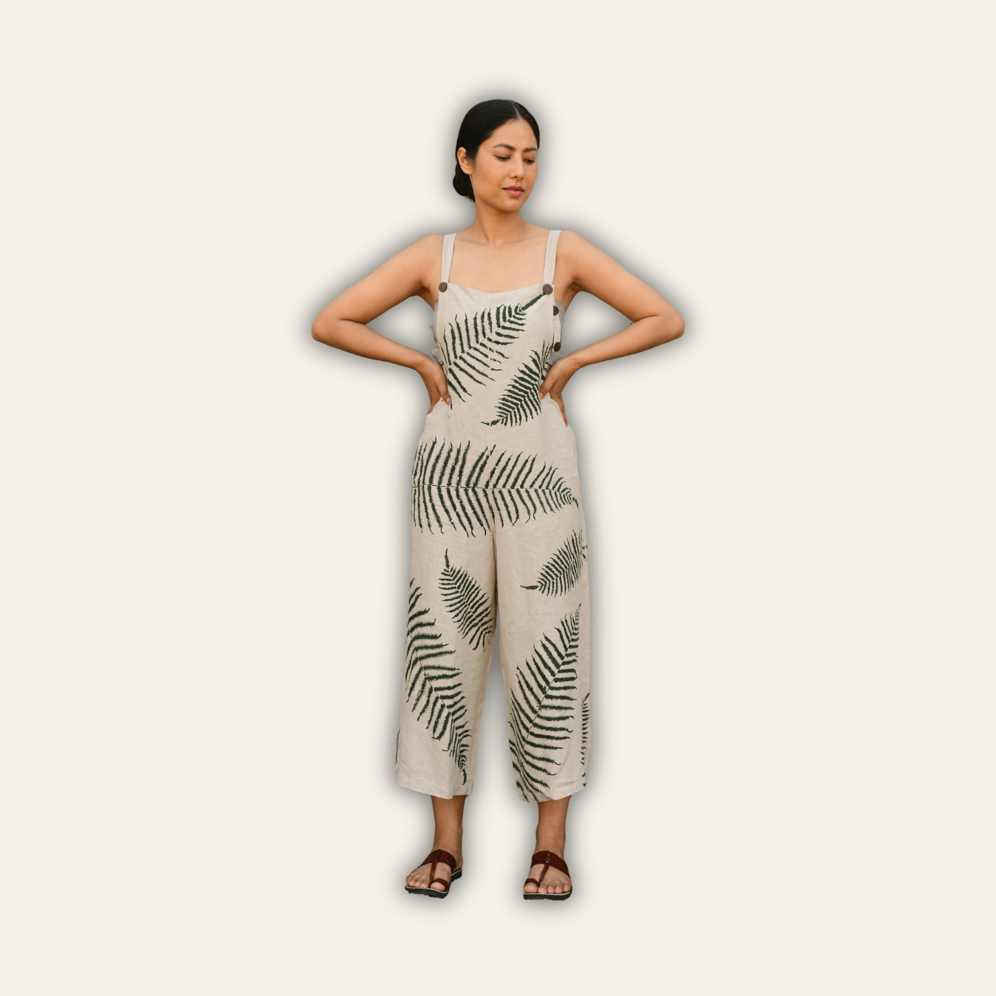 Fern overalls