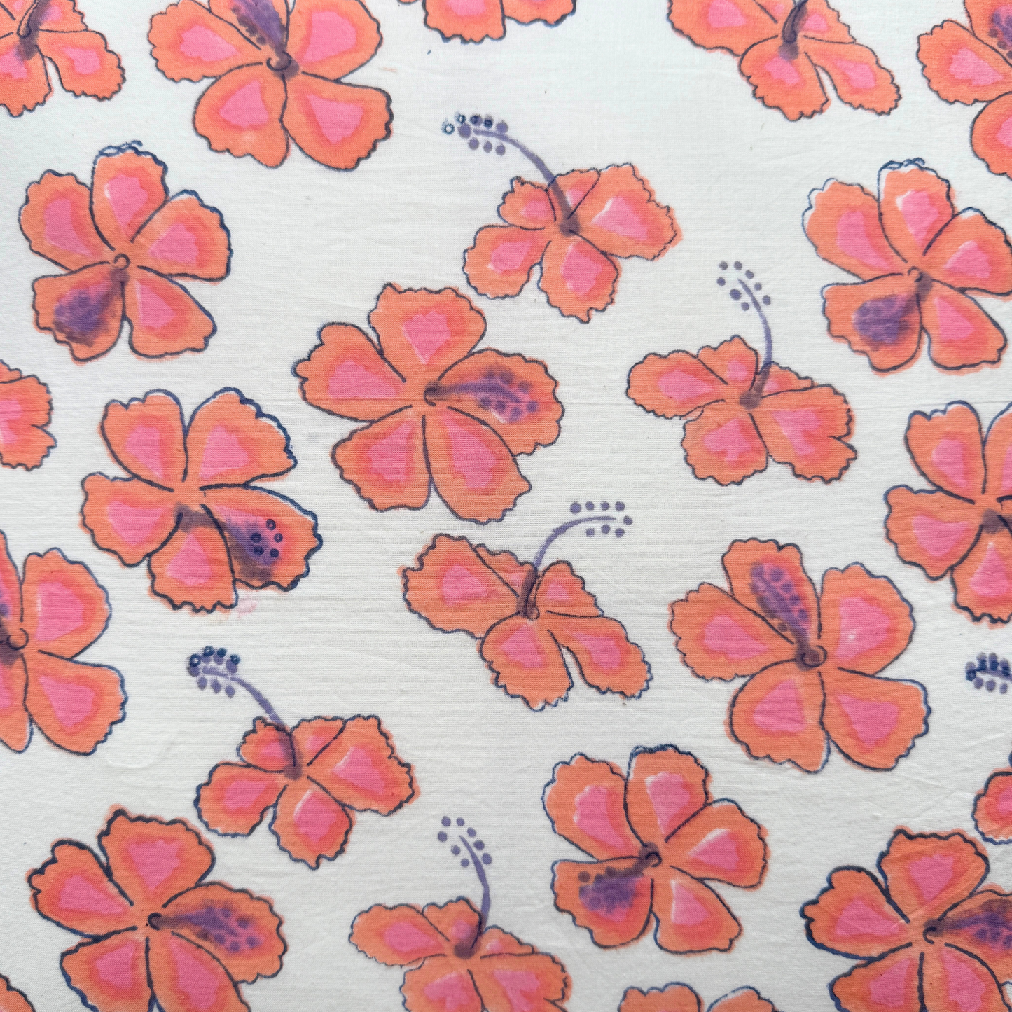 Pink Hibiscus Euro Sham