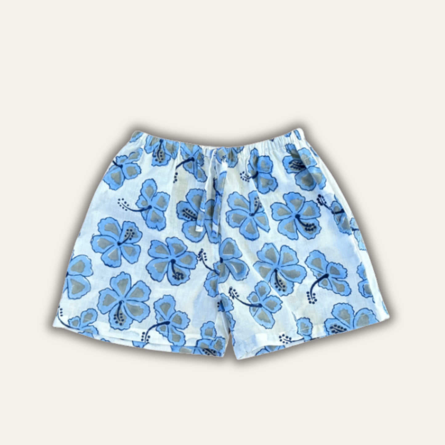 Blue Hibiscus Kids Shorts