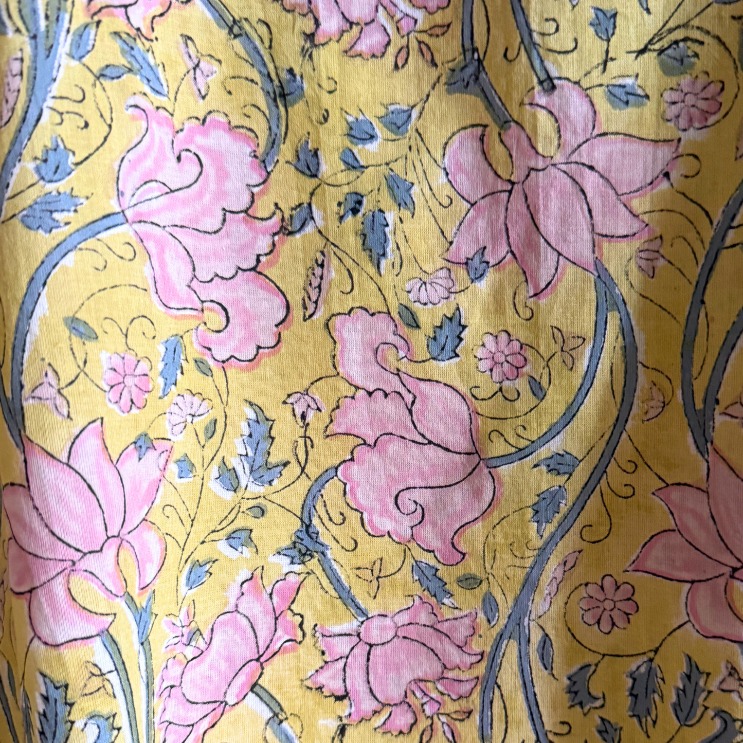 Lotus Cotton A-Line Dress