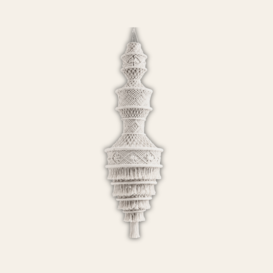 Enormé Macrame Chandelier