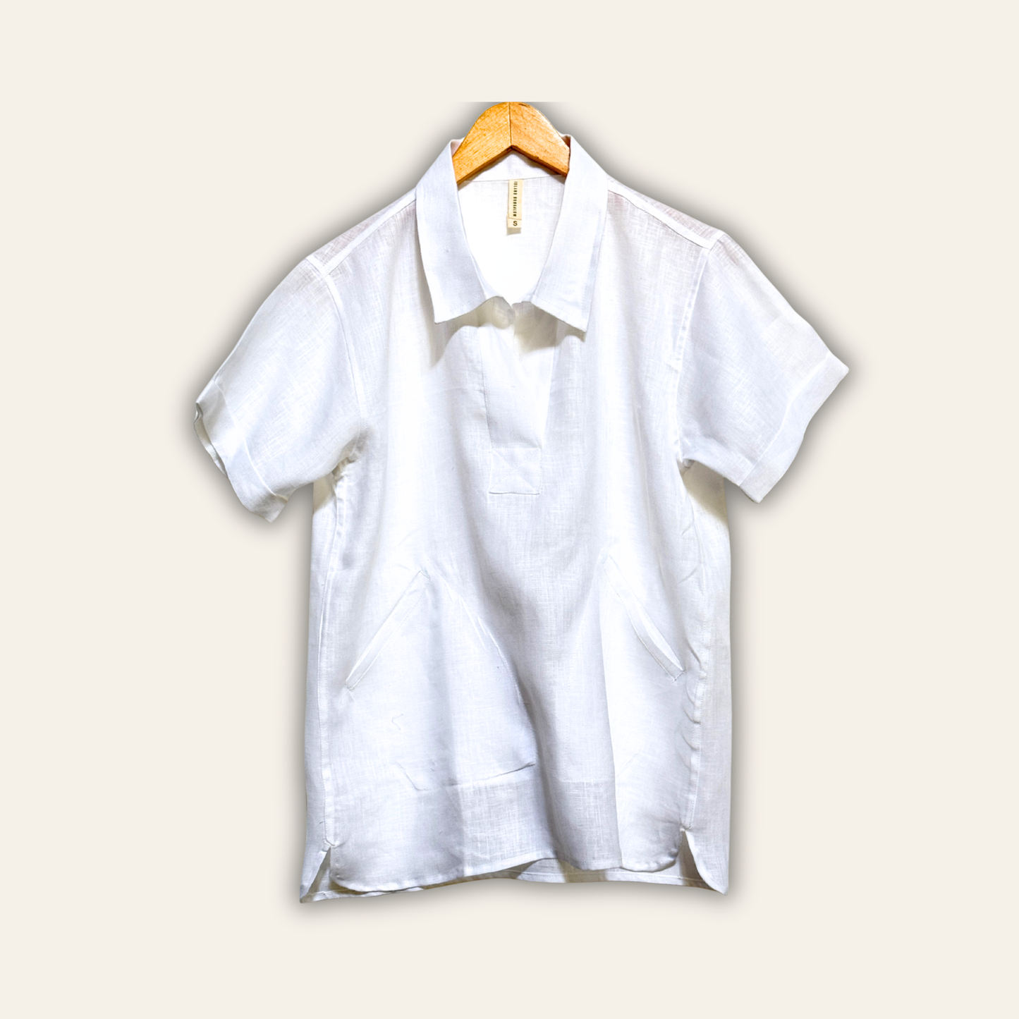 Mori Linen Shirt White L