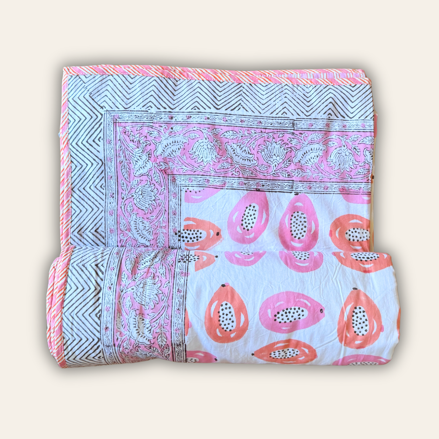 Papaya Coverlet