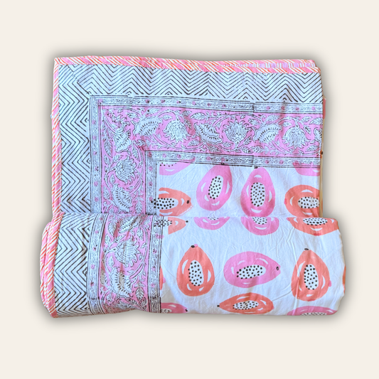 Papaya Coverlet