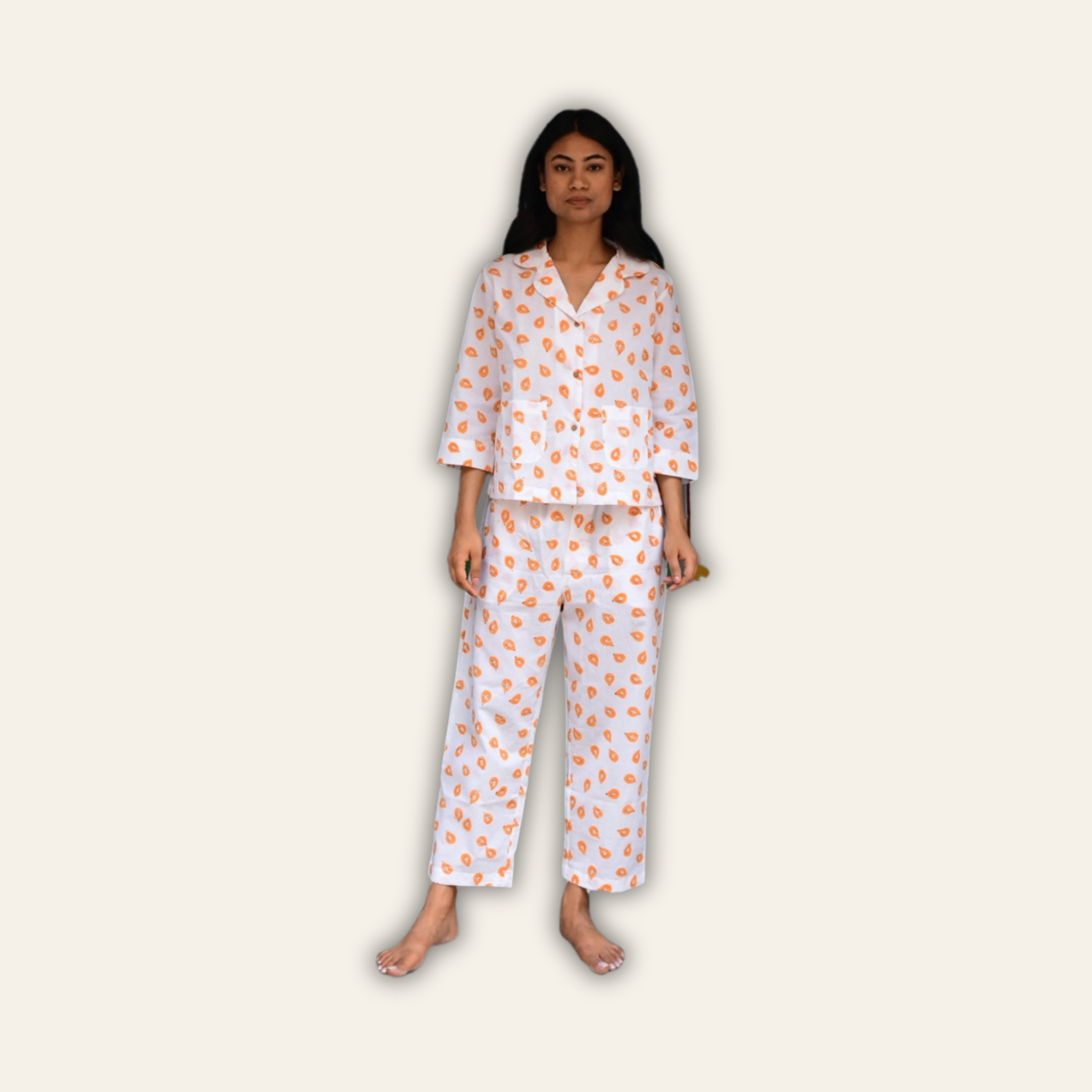 Papaya Lounge Set Orange M
