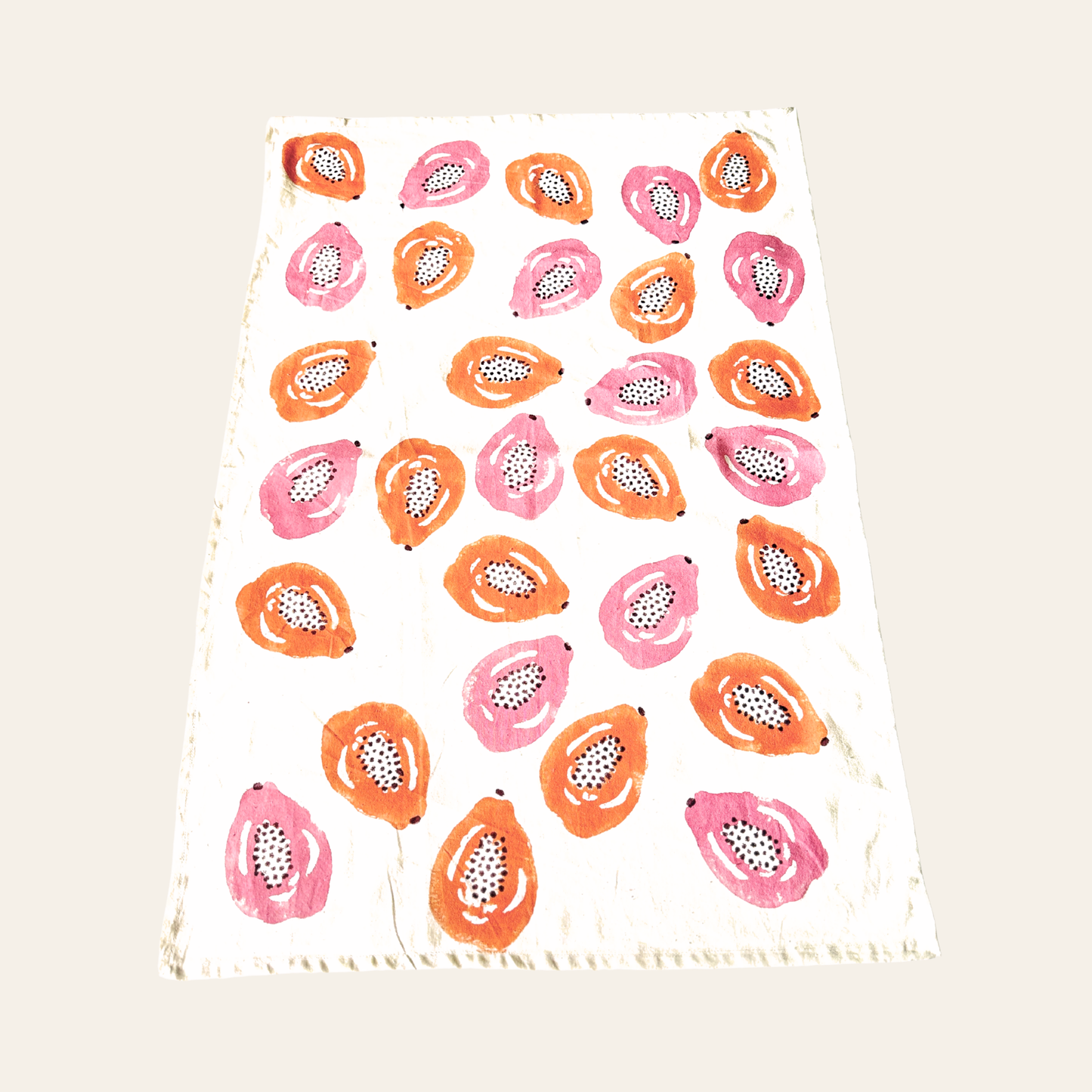 Papaya Tea Towel