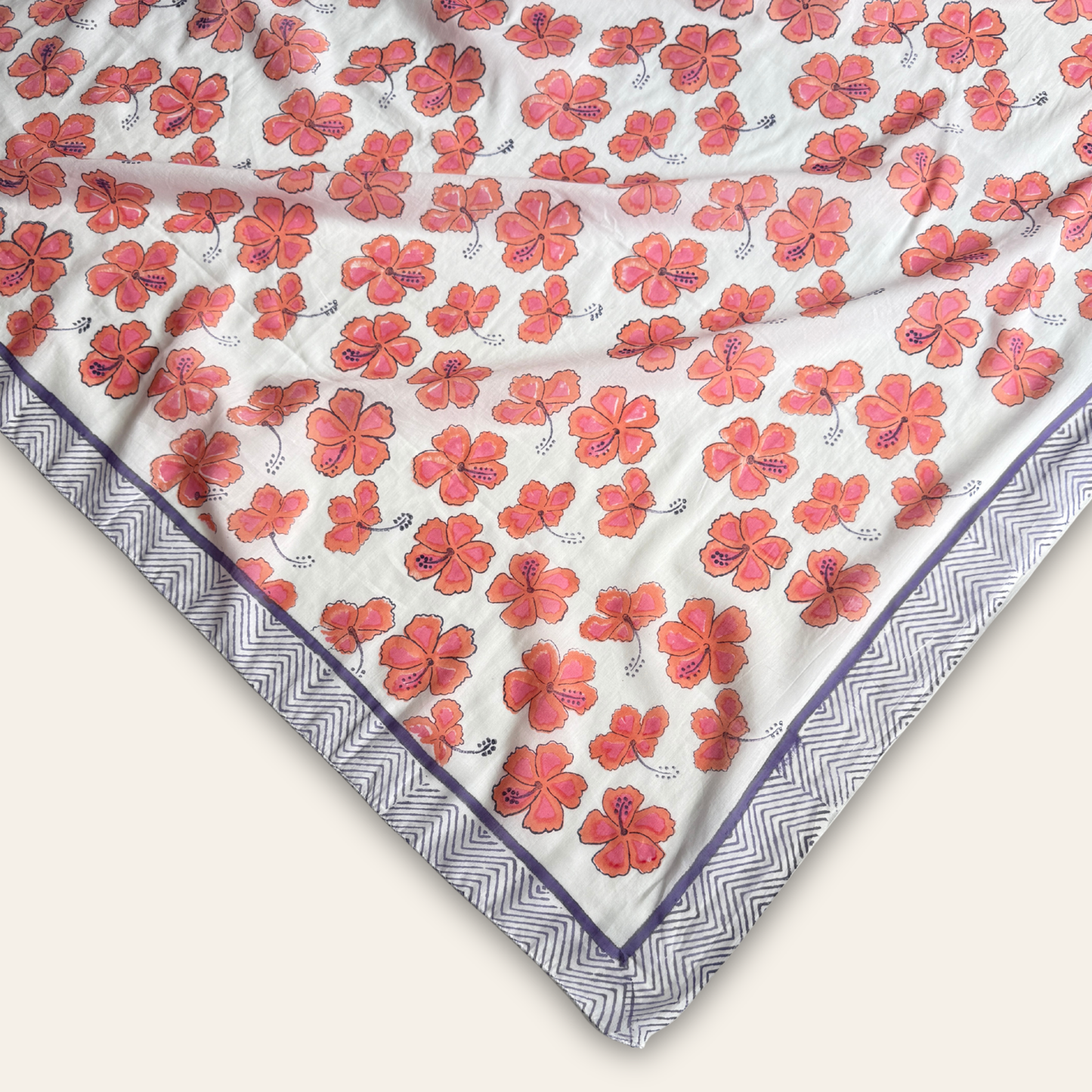 Pink Hibiscus Sarong