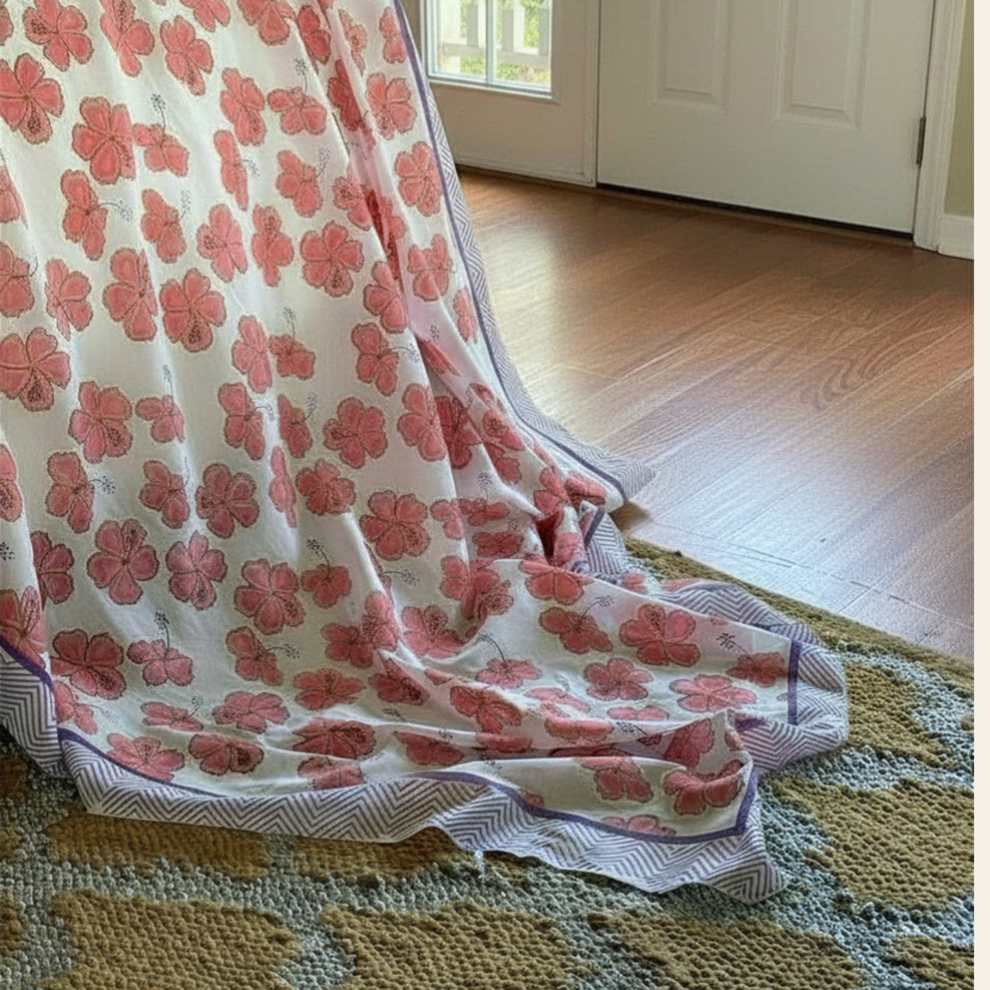 Pink Hibiscus Sarong