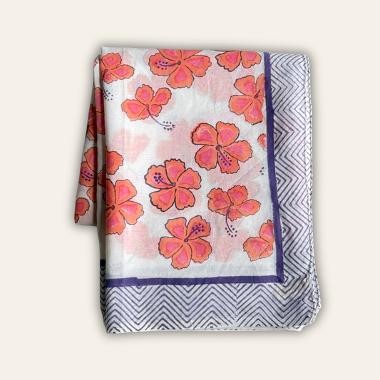 Pink Hibiscus Sarong