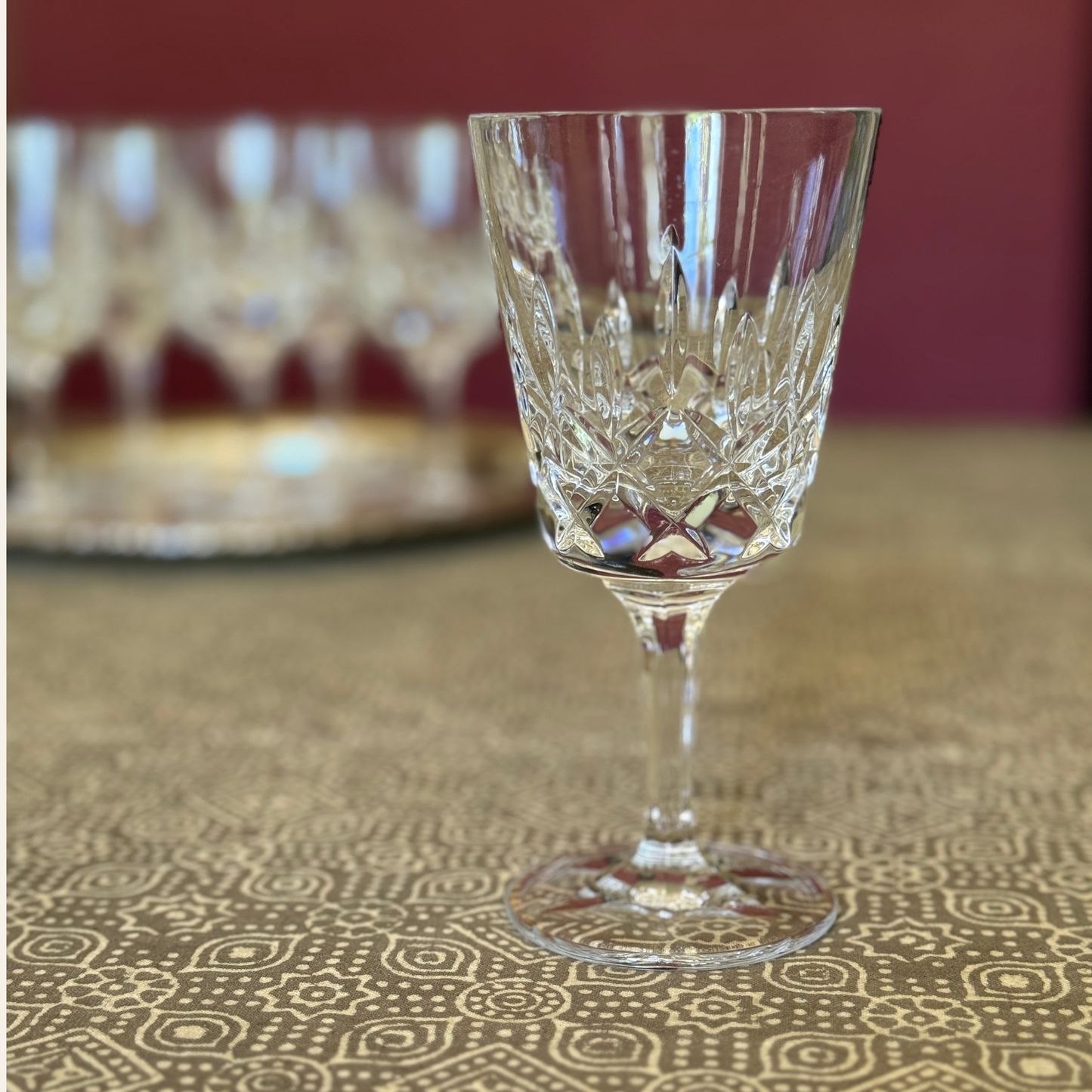 Vintage Crystal Glass Set