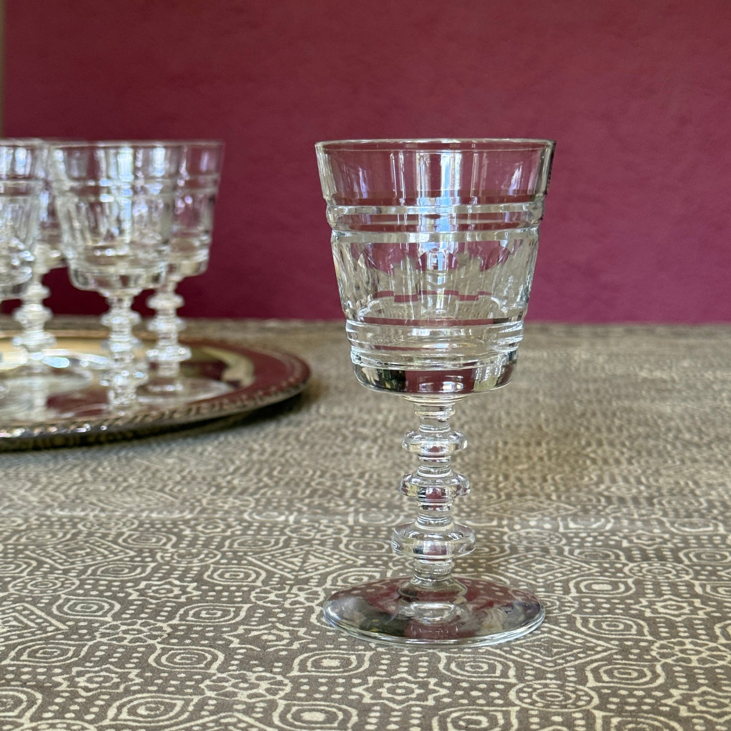 Vintage Depression Glass Set of 2