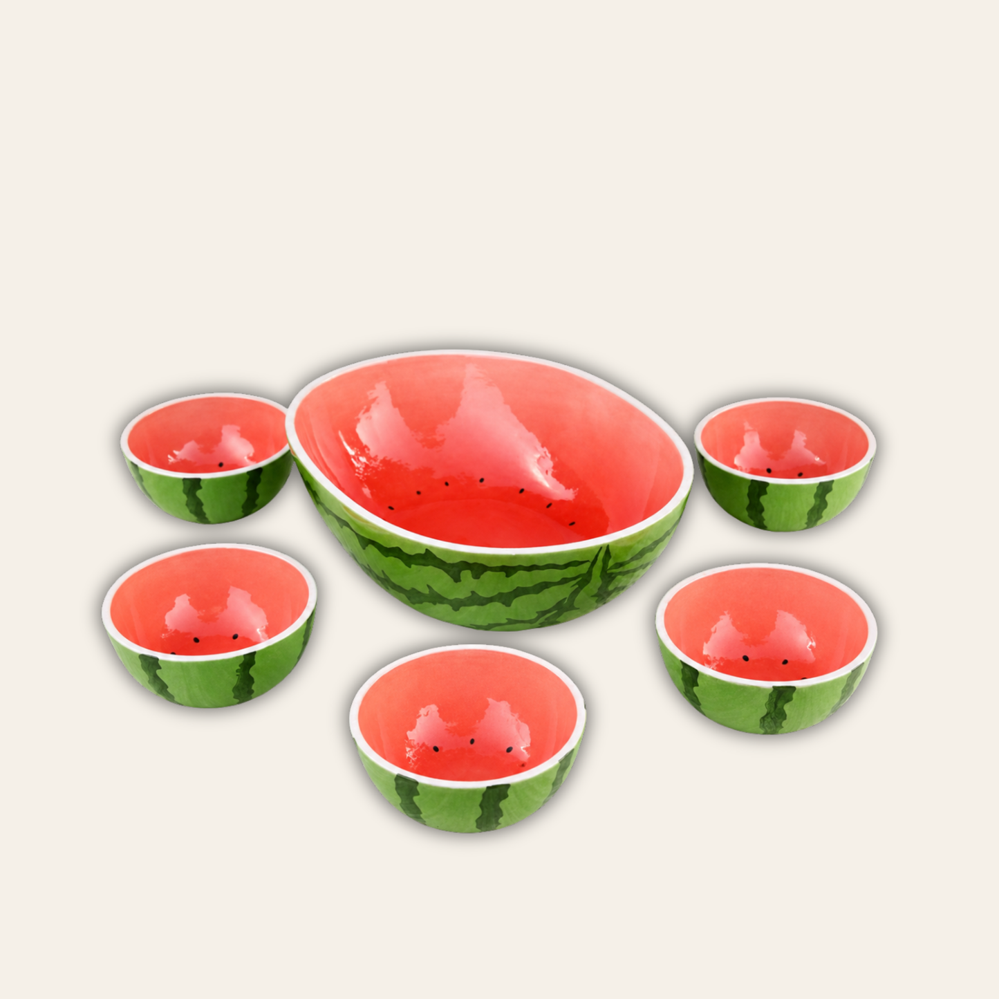 Vintage Watermelon Serving Set