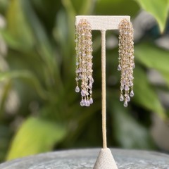 Moonstone Tassel  Earrings